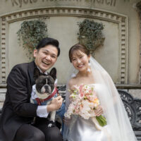 大切な愛犬と一緒にフォトウエディング